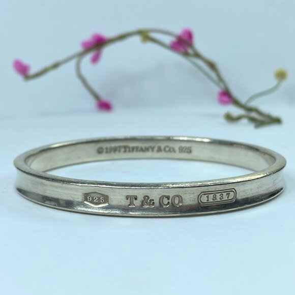 Tiffany & Co. Silver Bangle Bracelet - Picture 2 of 8